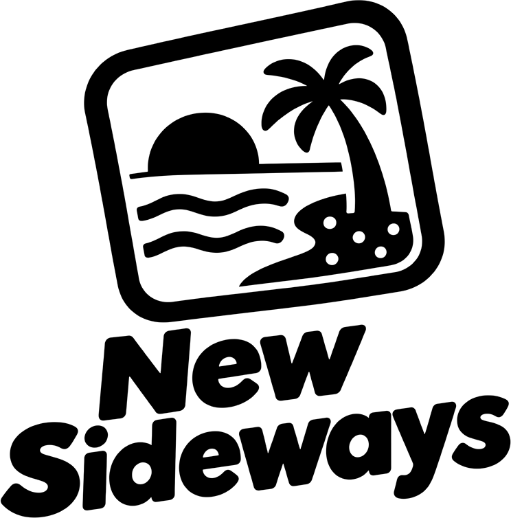 New Sideways studio logo, black